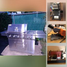 MaxSold Auction: This online auction features power tools, smoker, jackhammer, jawhorse, battery chargers, tools, chainsaws, BBQ grill, auto tools, portable stove, nebula ball, Nordic Track treadmill, custom pen making supplies, desk, small kitchen appliances, basic greenhouse, CB radio and much more!