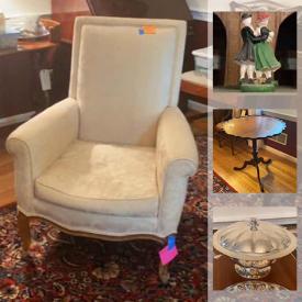 MaxSold Auction: This online auction features vintage furniture, a cuckoo clock, cat condo, board games, space heater, commemorate plates, gardening tools, pet supplies and much more!