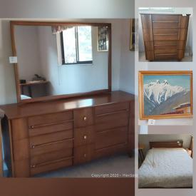 MaxSold Auction: This online auction features Knechtel furniture bedroom suite, cross country ski's, dining room furniture, children's books, vintage sewing machine, radial arm saw and much more!