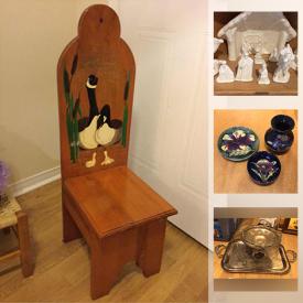 MaxSold Auction: This online auction features Rocker gaming chair, decorative elephants, winter boots, small kitchen appliances, teacups, Moorcroft pottery, pyrex casseroles, telescope, costume jewelry, art pottery, Napoleon water fountain, chest freezer, Hoverboard, antique butter churn, Dyson upright vacuum and much more!