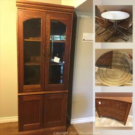 MaxSold Auction: This online auction features bedroom furniture, Chinese umbrella holder, dining room furniture, lamp antique, fire ladder steps, Unique Chinese dinner set, garden tools and much more!