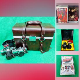 MaxSold Auction: This online auction features Brio trains, vintage postcards, vintage Rapala lures, vintage Minolta 35mm camera, sports cards, comics, banknotes, Agate & Minerals, binoculars, Hockey jerseys, antique box cameras and much more!