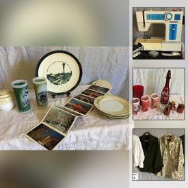 MaxSold Auction: This online auction features designer women's clothing, vintage & artisan jewelry, sewing & craft supplies, vintage red glass, blue willow china, classic & vintage patterns, chicken coop supplies, electric heater, ultimate shield SUV cover and much more!