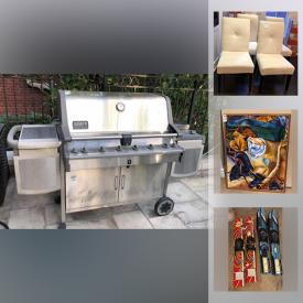 MaxSold Auction: This online auction features Toronto Maple Leafs memorabilia, decorative teapots, abstract art, golf bags, computer gear, leaf blower, snow & water skis, fiesta ware, massage table, small kitchen appliances and much more!