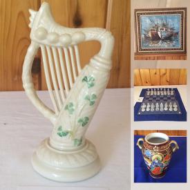 MaxSold Auction: This online auction features mint coin collections, vintage costume jewelry, teapots, red rose tea figurines, Carlton ware, art glass, teacups, cookie jar, collector plates, vintage postcards, and much more!