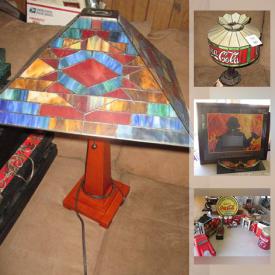 MaxSold Auction: This online auction features jewelry, coca-cola collectibles, sculptures, small kitchenware, small kitchen appliances, home items, sport fridge, glass lamp, books, games. posters, claw-footed cabinet, gold plated ware and much more!