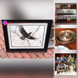 MaxSold Auction: This online auction features Christmas and Halloween decorations, holiday items, serving platters, glassware, dishware, cookware, small kitchen appliances and accessories, garden supplies, board games, an electric drill press and much more!