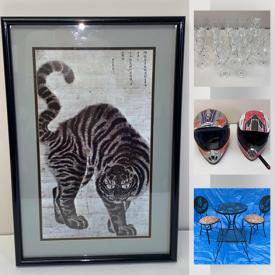 MaxSold Auction: This online auction features coins, comic books, office supplies, costume jewelry, wrought iron furniture, horse blankets, horse themed pieces, bikes, stamp collection, framed wall art, pet supplies, toys, children's books and much more!