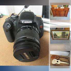 MaxSold Auction: This online auction features walnut buffet, modern coffee table, humidifier, blue mountain pottery, vintage Pyrex cast iron stove, hand tools, vintage Polaroid cameras, vintage oriental Camphor wood chest, vintage Ukuleles, coins, telescope and much more!