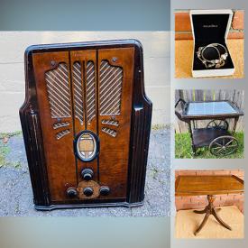 MaxSold Auction: This online auction features vintage stamp collection, Agate minerals, video games, banknotes, jewellery, vintage Duncan Phyfe table, vintage Cloisonne miniatures, vintage fishing lures, vintage books, antique Photogravure, antique tea wagon, sports cards and much more!