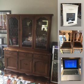 MaxSold Auction: This online auction features Gibbard hutch, electric fireplace, bathroom vanity, icomfort reclining massage chair, laptop computer, small kitchen appliances, Futon, Children's books, small roll-top desk, golf clubs, pet supplies and much more!