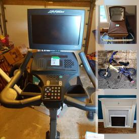 MaxSold Auction: This online auction features metal gazebo, Mikasa, dresser with mirror, gumball machine, electronics such as Wii console with games, life fitness exercise bike with TV, and Google Home, antique telephone table, kitchenware, golf clubs, patio chairs, serving ware, children’s bicycle and outdoor toys, fireplace with electric insert, Black and Decker gardening tools, shelving and much more!