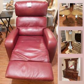 MaxSold Auction: This online auction features vintage wingback chair, bunk beds, ladies coats, HP printer, vintage jewelry, antique buffet cabinet, TV, washer & dryer, small kitchen appliances, hospital bed and much more!