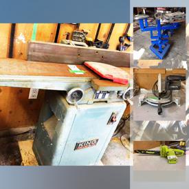 MaxSold Auction: This online auction features vintage & antique hardware, power & hand tools, clamps, bench tools, log splitter, metal banger forming station, air compressor, antique wood window frames and much more!