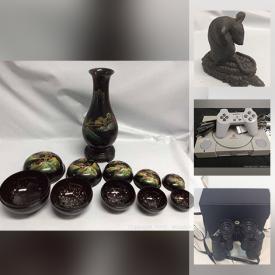 MaxSold Auction: This online auction features antique radio, art glass, framed artwork, video game systems, mini drums, sports cards, antique tools, vintage children's books, bike frames, countertop dishwasher, puzzles & games, antique cigar mold and much more!