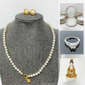 MaxSold Auction: This online auction features Diamond engagement ring, vintage gold ring, art deco ring, pearl necklace, Jade bangles, coins, vintage Fine Bone China collection, flat-screen TVs and much more!