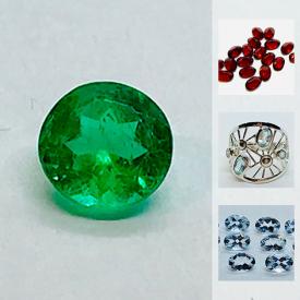 MaxSold Auction: This online auction features a huge collection of jewellery and gemstone such as Aquamarine 925 Sterling Cluster ring, 12.49 ct Pear Bright Yellow Lemon quartz, Eighteen Bright Red Garnets, pairs of Cluster brass earrings, 3.77 ct Ocean Blue Aquamarines, 18 ct Cherry to deep Red Garnets, 0.49 ct Columbian Emerald, 1.34 ct Light Yellow Sapphire and much more.