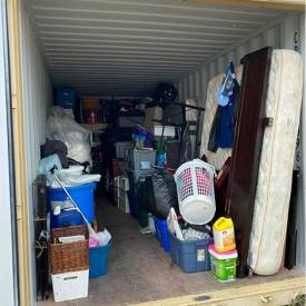 MaxSold Auction: This lot includes entire storage locker content. Includes jewelry, furniture, decor, tables, solid wood furniture and much more.