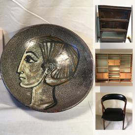 MaxSold Auction: This online auction features collectibles such as Jurassic ammonite, Murano glass, and Wedgwood, furniture such as MCM teak wall unit, MCM couch, vintage teak chair, MCM teak bed, antique maple dresser, art such as Alfaraz pottery, original signed art, vintage framed print, Indigenous art, and watercolour, MCM lighting, Shark vacuum, MCM utensils, Murano glass, model planes, tableware, vintage typewriter, books and much more!