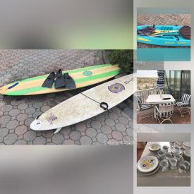 MaxSold Auction: This online auction features Malibu Two ocean kayak, collectibles such as Spode, and antique dresser, Panasonic microwave, portable freezer, electronics such as Kyocera stereo, furniture such as vintage chairs, dining table, stone coffee table, and vintage end table cabinet, outdoor gear such as Schwinn bicycle and surfboards, small kitchen appliances, cookware, kitchenware, stoneware, dishware, home decor, planters, hand tools, fishing gear, gardening supplies, board games, wall art, linens, Weber grill, ceramics and much more!