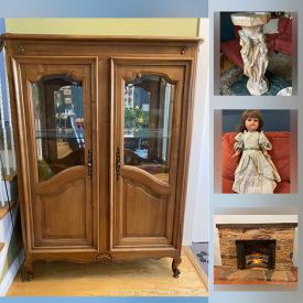 MaxSold Auction: This online auction features vintage fireplace, vintage hats, small kitchen appliances, coo-coo clock, bar fridge, art pottery, tools, decorative plates and much more!