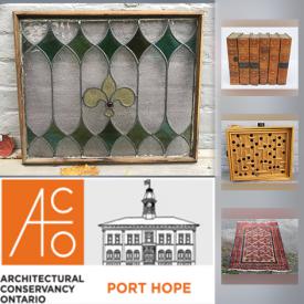 MaxSold Auction: This online auction benefits the Architectural Conservancy (ACO) in Port Hope and features antique stained glass, vintage mink coats, art deco vintage Flasks, Jade sage figurine, antique games, vintage books, Murano glass, Inuit soapstone carving, art pottery, antique Chromolithographs and much more!