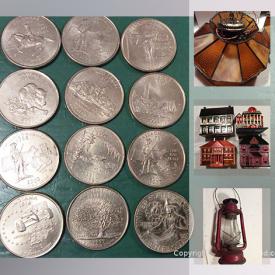 MaxSold Auction: This online auction features seasonal decor, collectibles, coins, portraits, vintage bottles, antique egg beaters, clamshell scene, office supplies, fast food memorabilia, toilet and much more!