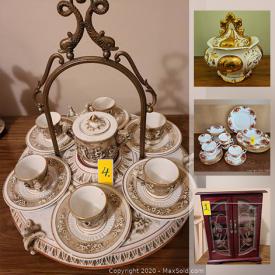 MaxSold Auction: This online auction features Capodimonte Demitasse set, small kitchen appliances, knitting supplies, Huppe hope chest, Royal Albert China, exercise glider, costume jewelry and much more!