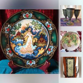 MaxSold Auction: This online auction features pottery dishes, children's books, ladies' hats, push lawnmower, toys and much more!