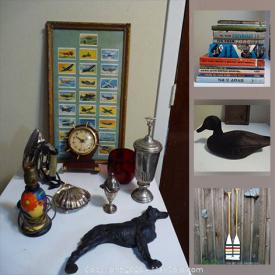 MaxSold Auction: This online auction features unique coat racks, water skies, vintage tools, fishing lures, Whippletrees, Xbox one games, Canadian stamps, wood turned vases, Ppwer & hand tools, bikes, camping gear, unique table lamps and much more!