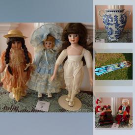 MaxSold Auction: This online auction features prints, fabric materials, GPS, electronics, wicker set, bread box, glasses, wedding dress, vases, books, Wedgwood, crystal, spring decor items, sailor statue, light fixtures, coats, bedding and much more!