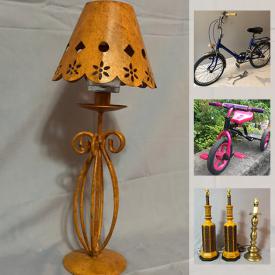 MaxSold Auction: This online auction features toys, folding bikes, baby items, vintage bowling pins, golf clubs, green chromakey suits, wetsuit, cross country skies, cranberry glass bowl, hoverboard, olympic flame glassware, aquariums, chandeliers, garden tools and much more!