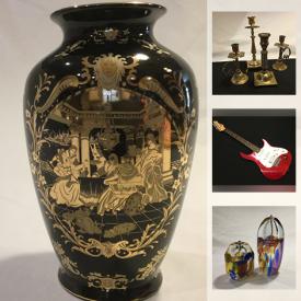 MaxSold Auction: This online auction features Danier leather jackets, art glass, silver rings, art supplies, guitars, Inuit art, electric snow shovel, BBQ grill, youth bikes, TV, yard tools, Asian vases, art pottery, small kitchen appliances and much more!