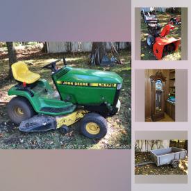 MaxSold Auction: This online auction features chandeliers, extension ladders, framed art, grandfather clock, vintage metal chairs, Laz-Boy recliners and much more!