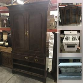 MaxSold Auction: This online auction features furniture by makers such as Ethan Allan and Henredon, kitchen appliances, an HDTV and much more!