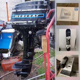 MaxSold Auction: This online auction features Go Pro, S.A.D. lamp, snowboards, Fitbit, gaming systems, boxing bag, golf clubs, small kitchen appliances and much more!