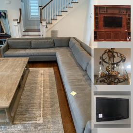 MaxSold Auction: This online auction features furniture, light fixtures, television, sectional Couch, Armoire, decors, area rugs and much more.