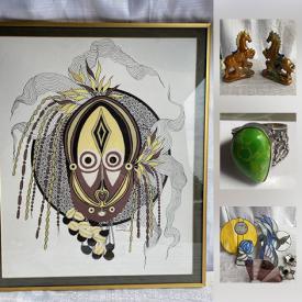 MaxSold Auction: This online auction features vintage Alejandro Luis Garcia prints, fossils, sterling silver jewelry, LPs, children’s DVD's, kitchen gadgets, Onyx figurines, wood carvings, art glass, Novelty teapots, collectors plates, fair trade jewelry, vintage shearling mutton fur coat and much more!