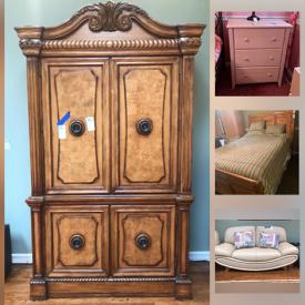 MaxSold Auction: This online auction features furniture, kitchen accessories, a pool table, ping pong table, toys, sports equipment, electronics and much more!