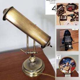 MaxSold Auction: This online auction features furniture, electronics, collector plate, Legos, vintage lamp, Ripstick, monopoly, bey blade collection, Nerf gun, toy cars, hot wheels, tools and much more.