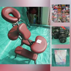 MaxSold Auction: This online auction features a wicker chair, shelf, magazines, massage chair, sports items, household items, laserjet printer, golf clubs with cart, framed pictures, scuba and snorkeling fins, OHL cards, books, power washer, fabric materials, car accessories and much more!