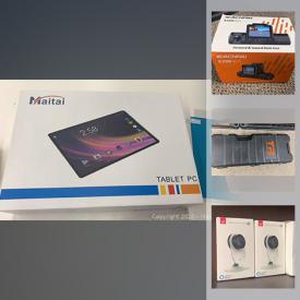 MaxSold Auction: This online auction features computer gear, Maitai tablet, ring lights, demolition hammer, action camera, toys, dashcam, electric spray gun, security system, NIB Renpho eye massager, camping gear, fishing gear, gaming gear and much more!