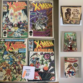 MaxSold Auction: This online auction features sketch prints, video games, comics, toys, board games, new Rockport's, Hockey cards, toys, framed artwork, LPs, books and much more!