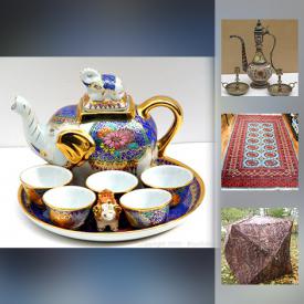 MaxSold Auction: This online auction features jewellery, artworks, collectibles, antiques, tea sets, figurines, collectors plate, coins, hand-painted vase, Nascar collectible framed pictures, jigsaw, hunting tent, carpet and much more.