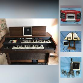 MaxSold Auction: This online auction features vintage games, MCM decanter, hand tools, shoe repair items, men's snowsuit, teacups, vintage Corningware, decorative plates, small kitchen appliances, Hammond organ and much more!