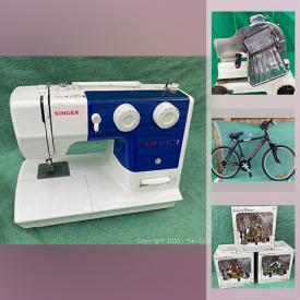 MaxSold Auction: This online auction features collectibles such as silver plate, Royal Doulton, sports cards, geodes, and porcelain dolls, antiques such as grandmother clock, piano stool, stoneware, and pottery, new items such as tool set and Christmas decor, milk glass, vintage hand tools, folding ramps, Berkel professional slicer, art such as original painting, vintage movie posters, and photography, vintage international souvenirs, glassware, LEGO, 14k gold nib pen and much more!