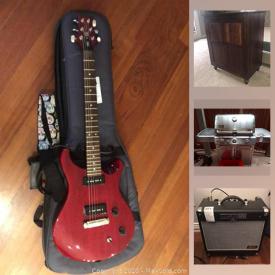 MaxSold Auction: This online auction features electronics, TVs, tools, artwork, patio furniture, desk, guitars, sofa, aluminum ladders, outdoor sofa, rolling shop chair, garden tools, radial saw, sports items, indoor air conditioner, decor, bike, mic stand, seasonal decor and much more!