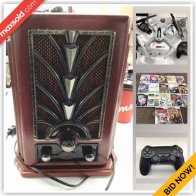 MaxSold Auction: This online auction features new in open box items such as lighting, gaming gear, mosquito killer, linens, remote pet collar, video gaming systems, toys and much more!