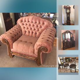 MaxSold Auction: This online auction features Cedar chest, decorative plates, figurines, art glass, grandfather clock, area rugs, small kitchen appliances, art pottery, TV, Satsuma vase, framed original art, oriental chest, bedroom furniture, desks, MCM furnishings and much more!