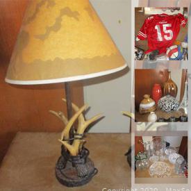 MaxSold Auction: This online auction features toys, small kitchen appliances, Tiffany-style table lamp, medical scrubs, glass turtle lamp, vintage pyrex, jewelry and much more!